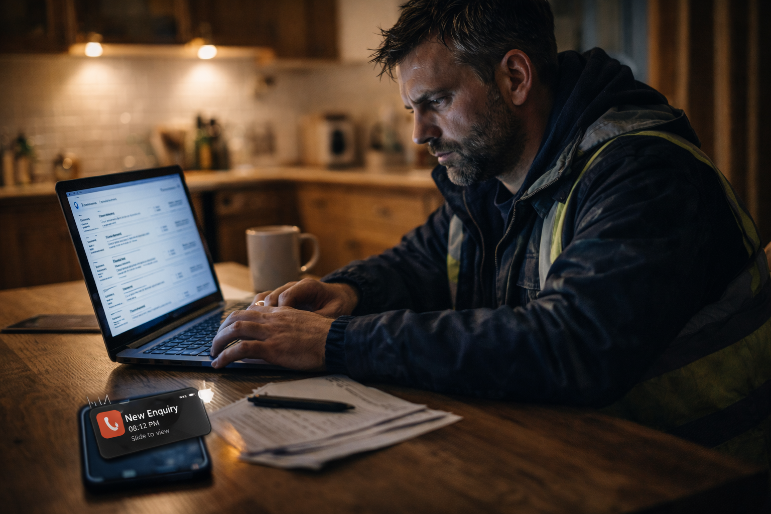 UK service businesses competing to respond first to a new enquiry
